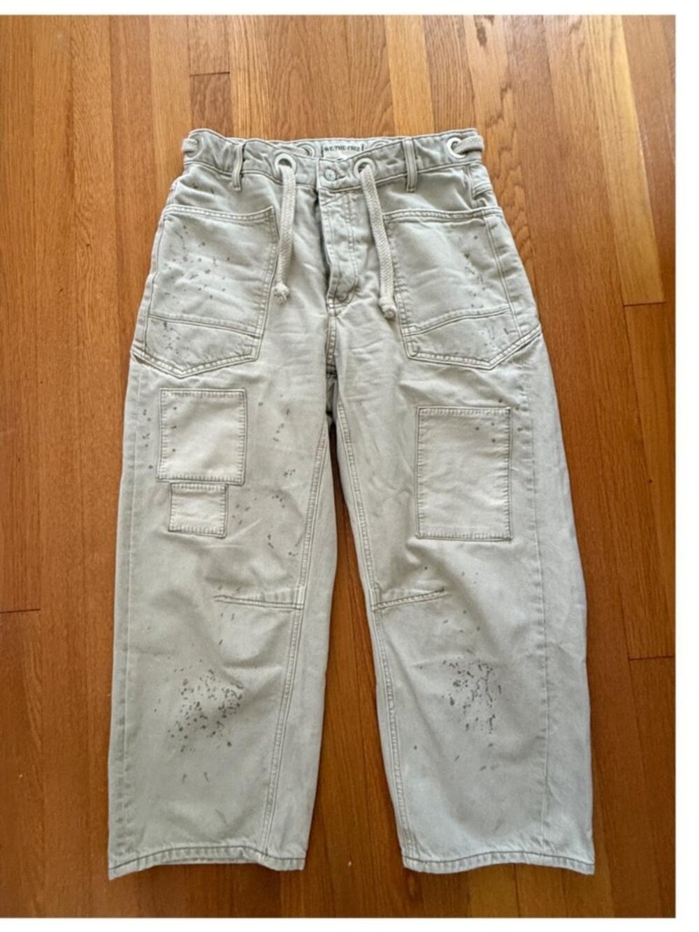 Free People We the Free Moxie Pull On Barrel Jeans 29